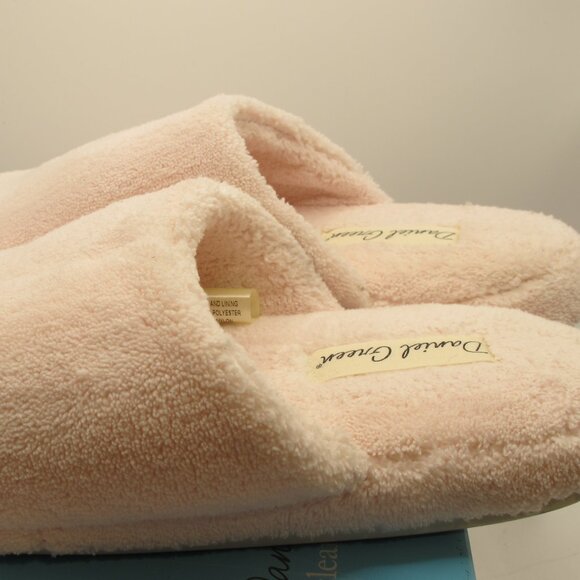 Daniel Green Addie slip-on slipper in pink 8N - Picture 5 of 14